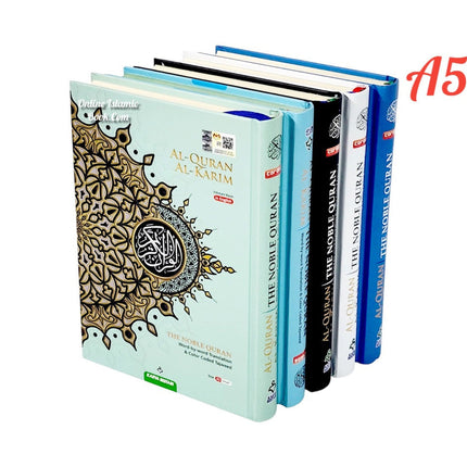 Maqdis Quran | The Noble Quran Word By Word Translation and Color Coded Tajweed (Al Quran Al Karim) Small Size A5 (English-Arabic) - Dar Al-Tawhid Publications