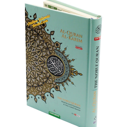 Maqdis Quran | The Noble Quran Word By Word Translation and Color Coded Tajweed (Al Quran Al Karim) Small Size A5 (English-Arabic) - Dar Al-Tawhid Publications