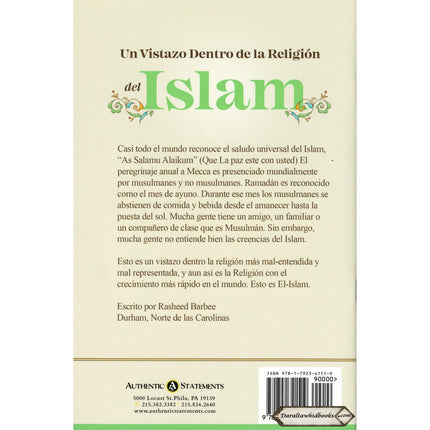 A Glimpse into the Religion of Islam by Rasheed Barbee