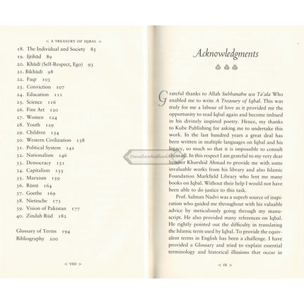 A Treasury of Iqbal Treasury in Islamic Thought & Civilization