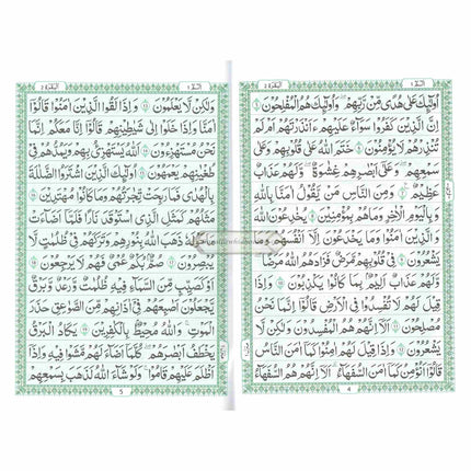 Al Quran Al Kareem,30 Separate Parts,13 Line Siparah Set (Urdu/Persian/South African) Script (Ref 109/13)