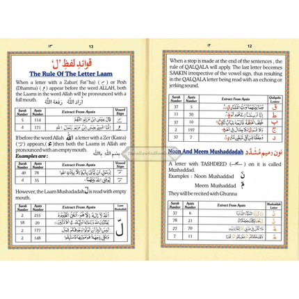Al Quran ul kareem With Tajweed Rules (Persian/Pak/Indo Script) 13 Line Ref 23CC