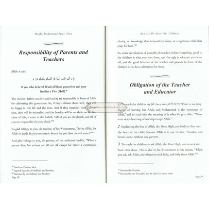 How Do We Raise Our Children & What Is The Obligation Of The Parents & The Children By Shaykh Muhammad Jameel Zeno