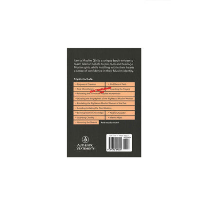 I am a Muslim Girl by Ahmad Al- Mazrooi (Small Booklet)