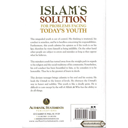 Islam's Solution For Problems Facing Today's Youth By Shaykh Muhammad Ibn Saalih Al-Uthaymee, Shaykh Saalih Ibn Fawzaan al-Fawzaan