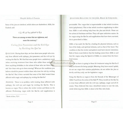Questions Relating to the Jinn, Magic and Conjuring By Shaykh Salih Al-Fawzan
