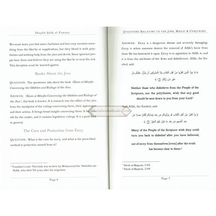 Questions Relating to the Jinn, Magic and Conjuring By Shaykh Salih Al-Fawzan