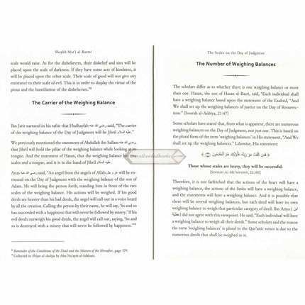 The Scales On The Day Of Judgement & The People On The Heights