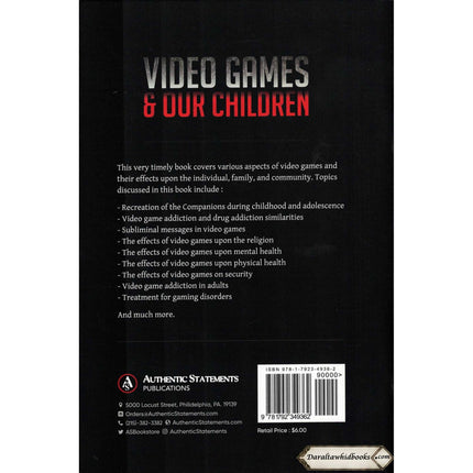 Video Games & Our Children By Shaykh Dr. Saeed Ibn Saalim Ad-Darmaki