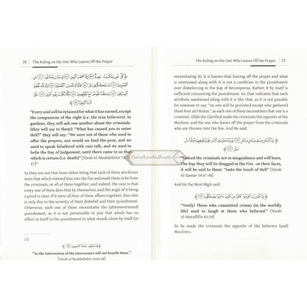 The Ruling On The One Who Leaves Off The Prayer By Shaykh Muhammad Taqiud-Deen al-Hilali